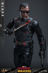 IN HAND – 1/6 HOT TOYS BLADE -Deadpool & Wolverine – MMS791B EXCLUSIVE VERSION!!