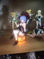 Anime Rem Hallowee Beautiful Girl Ver. PVC Scale Figure Statue 18cm
