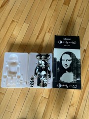 Bearbrick Andy Warhol Mona Lisa 400% and 100%