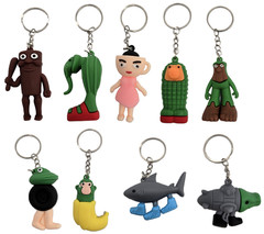 Italian Brainrot Action Figure Keychain, Backpack Key Ornament Collectible