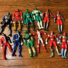 Power Rangers Lot Of 5.5” Figures (12) Years 2001,2004,2005,2006