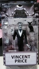 VINCENT PRICE: NECA Silver Screen Toony Terrors b&w figure package NIB FREE SHIP