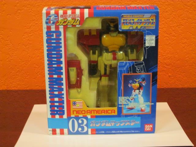 1998 GUNDAM MAXTER NEO AMERICA MOBILE SUIT FIGHTER #03 ROBOT BAN DAI MIB SEALED