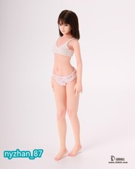 LDDOLL 27S 1/6 Girl Seamless Small Breast Body Steel Bone For 12″ Female Figure