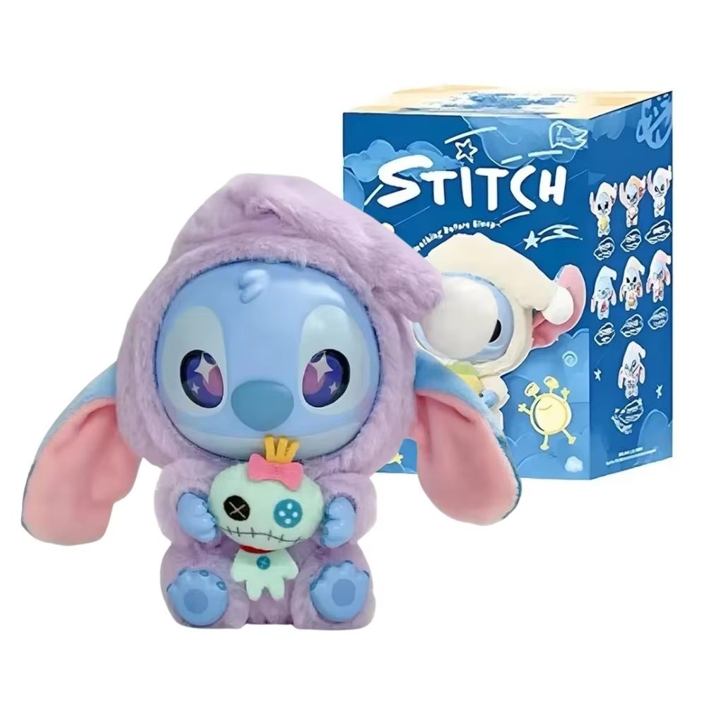 Miniso Stitch Eat Something Before Sleep Series Vinyl Figure Confirmed Blind Box