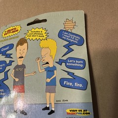 MTV’s Beavis & Butt-Head Talking Keychain Includes 6 Cool Phrases Needs Battery