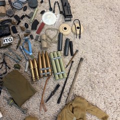 Huge Lot Of Vintage Hasbro 12in G.I. Joe, 21st Century Soldier Accessories