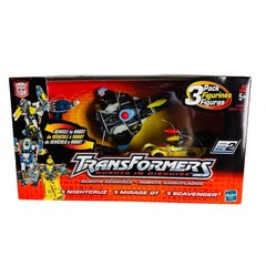 Hasbro 2002 Transformers Robots in Disguise Nightcruz Mirage GT Scavenger Set