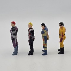 Lot of 4 – 1980s Kenner M.A.S.K. Figures Malloy Lopez Turner Sludge MASK