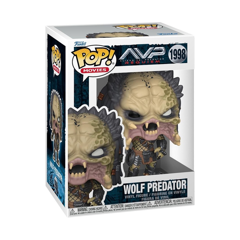Funko Pop! Movies: Predator – Wolf Predator – 1/6 Odds for Rare Chase Variant…