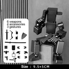 3d Printed Robot Toy Articulated Movable Action Figure Shapeshift dummy toys Kit