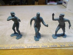 Lot Of 3 VTGMarx 6″ ORIGINAL 1966 MAN FROM UNCLE “THRUSH” Napoleon Figures J59