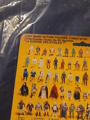 STAR WARS Return Of The Jedi Prune Face 65 Card Back Moc Factory Sealed No 71320