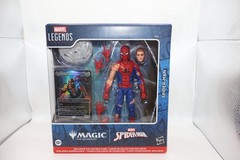 Marvel Legends Battle Damaged Spider-Man Figure New MTG Exclusive Card