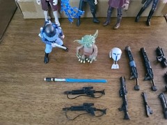 Star Wars Action Figures With Lots Of Accessories – Comes With Everything Shown