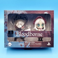 Bloodborne Hunter and Doll Vinyl Figure Statue Set Official Sony PlayStation PS4