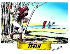 MASTERS OF THE UNIVERSE Teela Lurking Print Signed Errol McCarthy 8.5″ x 11″