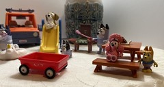 Bluey – Friends & Family Figures, Car, Furniture And Accessories Lot