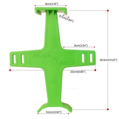Universal Motorcycle Fork Brace 10.6 inch Green Plastic Fork Support Guard