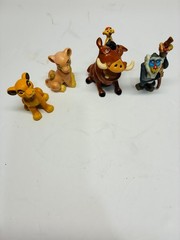 Vintage Disney The Lion King Action Figure Toy Lot Of 4 Nice Looking Set