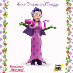 Boss Fight Studio Strawberry Shortcake Deluxe Villains 3-Pack BUNDLE– Sour