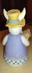 Mr Gardner Rabbit figure colorful resin statuette 6.5 inches tall