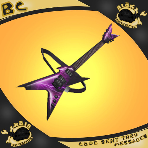 R0BLOX Wild Starr Guitar Toy Code OG Celebrity Series 1 – FAST Via eBay MSGS
