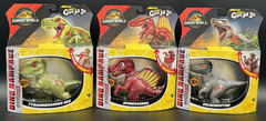 Heroes of Goo Jit Zu Jurassic World Rebirth Squishy Dino Rampage Full Set of 3