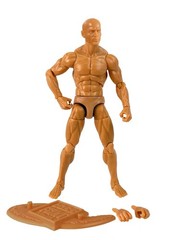 Vitruvian H.A.C.K.S. Character Blanks Champagne Beige Male 1:18 Scale Action