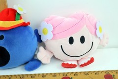 Mr. Men & Little Miss Sanrio Memes Plush Figure Lot of 3 – Princess,Bossy & Hugs