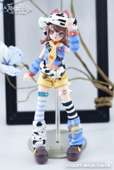 Pre-Sale 7Pcs Forgotten City 17.5cm/6.8In Bjd Doll Dressable Action Figures Gift