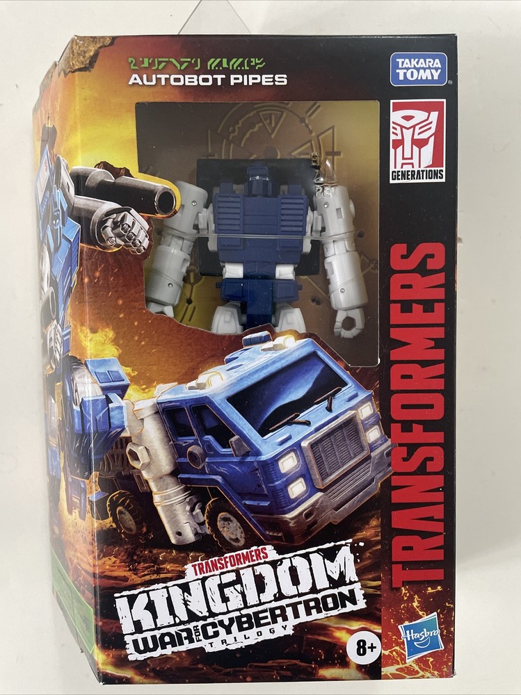 Transformers Kingdom War for Cybertron AUTOBOT PIPES WFC-K32 Deluxe Class Hasbro