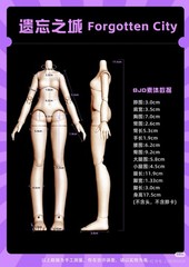 Pre-Sale 7Pcs Forgotten City 17.5cm/6.8In Bjd Doll Dressable Action Figures Gift