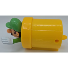 McDonald’s Toy Nintendo Luigi in Warp Pipe Figurine Slide Launcher (2017)