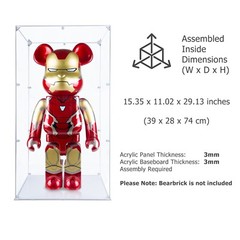 SONGLECTION® Display Case for Bearbrick 1000% (Clear Base)