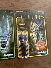 4 figure lot, Super 7, Reaction/ Mint Midnight Alien Hicks Hudson Bishop