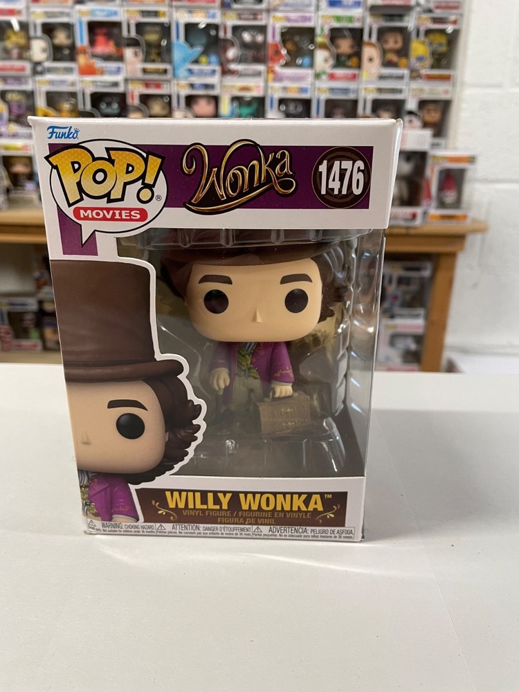 DAMAGED BOX POP MOVIES WONKA – WILLY WONKA . 3.75″ POP VINYL FIGURE FUNKO 1476