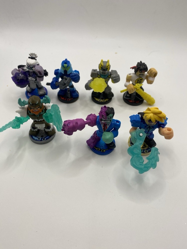 Akedo Ultimate Arcade Warriors Action Figures Warriors Moose Enterprise Lot Of 7
