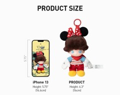 POP MART Dimoo World x Disney Series Blind Box Vinyl Plush Keychain Toys Dolls