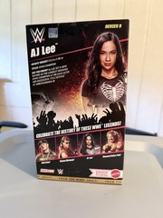 WWE Mattel Elite From The Vault Aj Lee Wrestling Action Figure In Hand