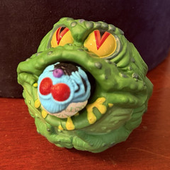Vintage 1991 ERTL BLURP BALLS Croaky Bugchuck w/ Projectile Fly RARE