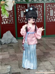 Come4Free Lin Daiyu Dream of The Red Chamber 25cm/9.8In Bjd Action Figure Gift