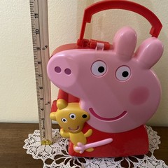 2003 Peppa Pig Plastic Handled Carrying Case, 11” X 9” Jazwares LLC ABD Ltd/Ent.