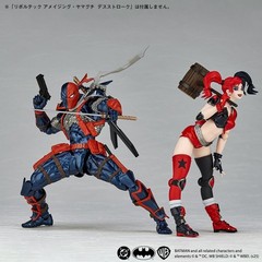 Revoltech Amazing Yamaguchi Harley Quinn Red Black Ver. Action Figure from Japan