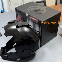 Iron Man Full Black Helmet MK5 1/1 Electronic Voice-controlled Mask Cosplay Prop
