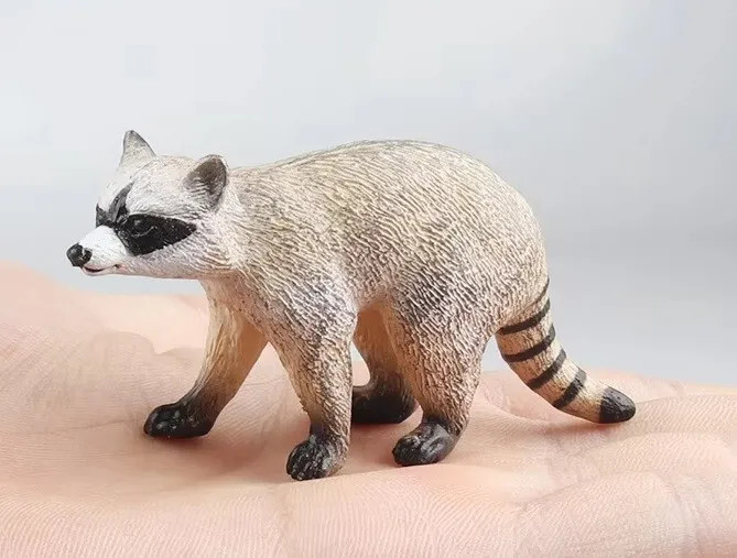 Standing Raccoon Animal Toy PVC Action Figure Kids Toys Party Gifts