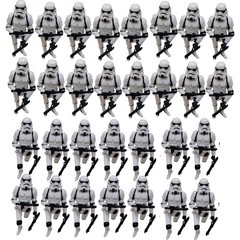 30pcs 3.75″ Star Wars Stormtroopers Full Articulated Action Figure + 60 Blasters