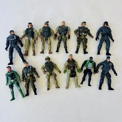 Joyin Military Toy Soldiers Playset 12 Army Ranger Action Figures Accessories