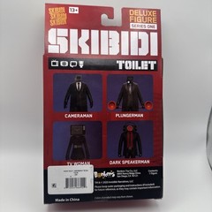 SET OF 4! Skibidi Toilet Deluxe Figure TV Woman Speakerman Cameraman Plungerman
