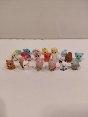 Blip Toys Squinkies – Lot of 19 Animals (Dogs, Cats, Bunny, Horses, etc.)